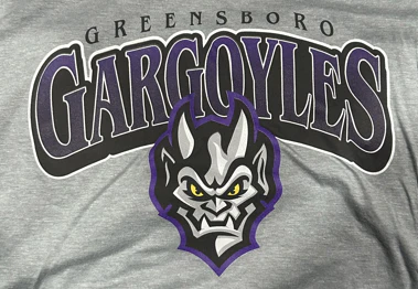 Gargoyles District Triblend Gray Vintage 12 T-shirt